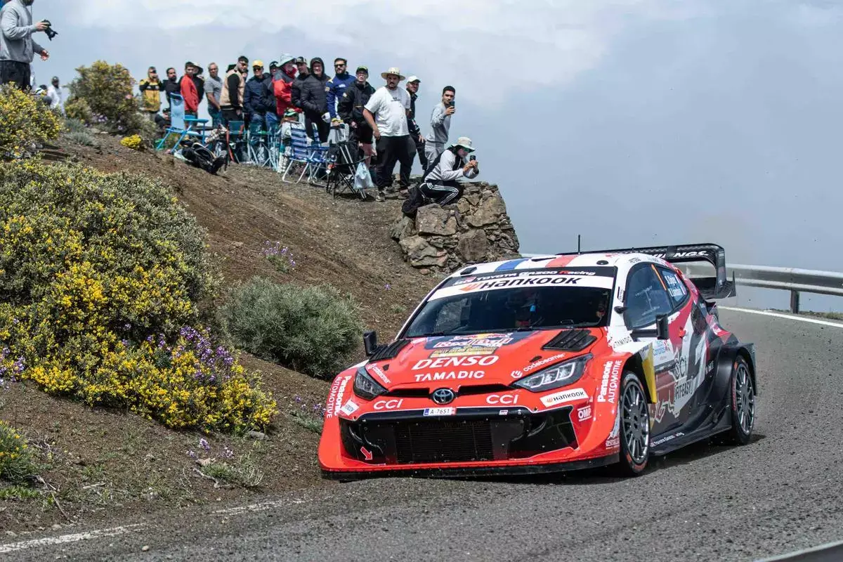 Rally Mundial WRC 2026.-Sebastien Ogier y el Toyota Yaris, son claros dominadores en las Islas Canarias